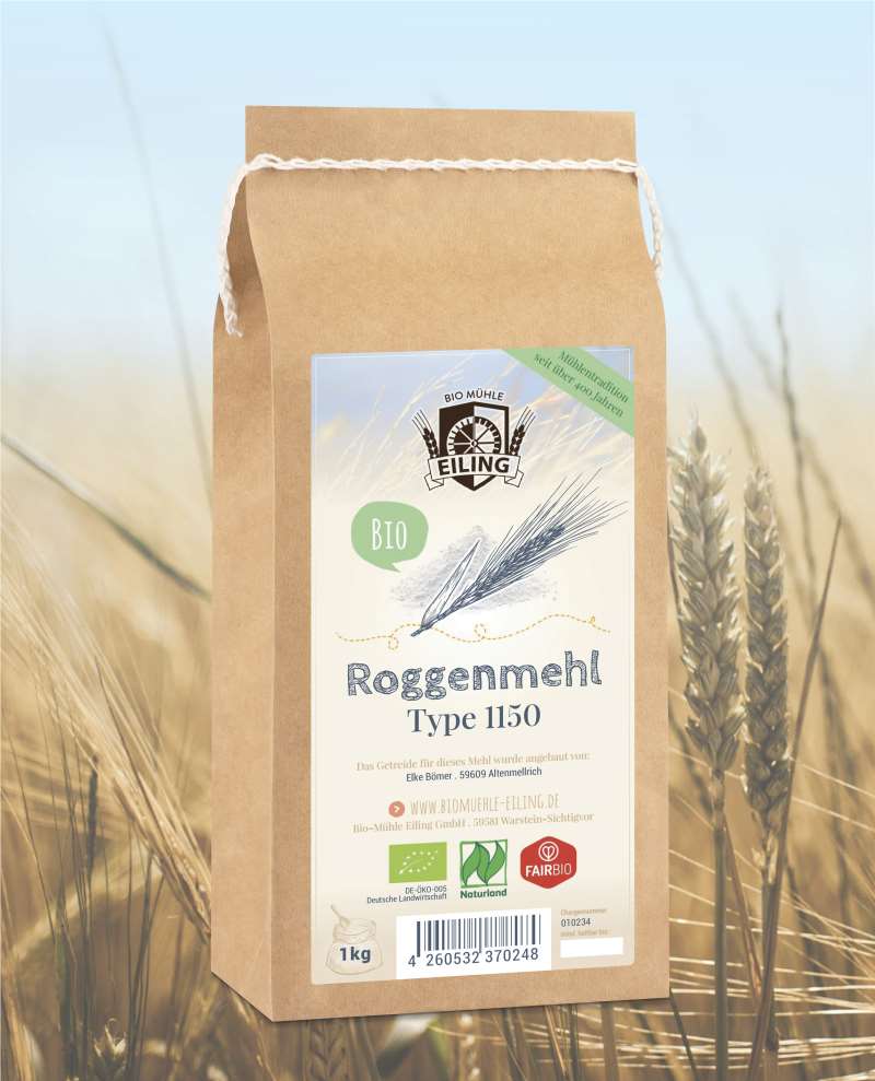 Bio Roggenmehl 1150