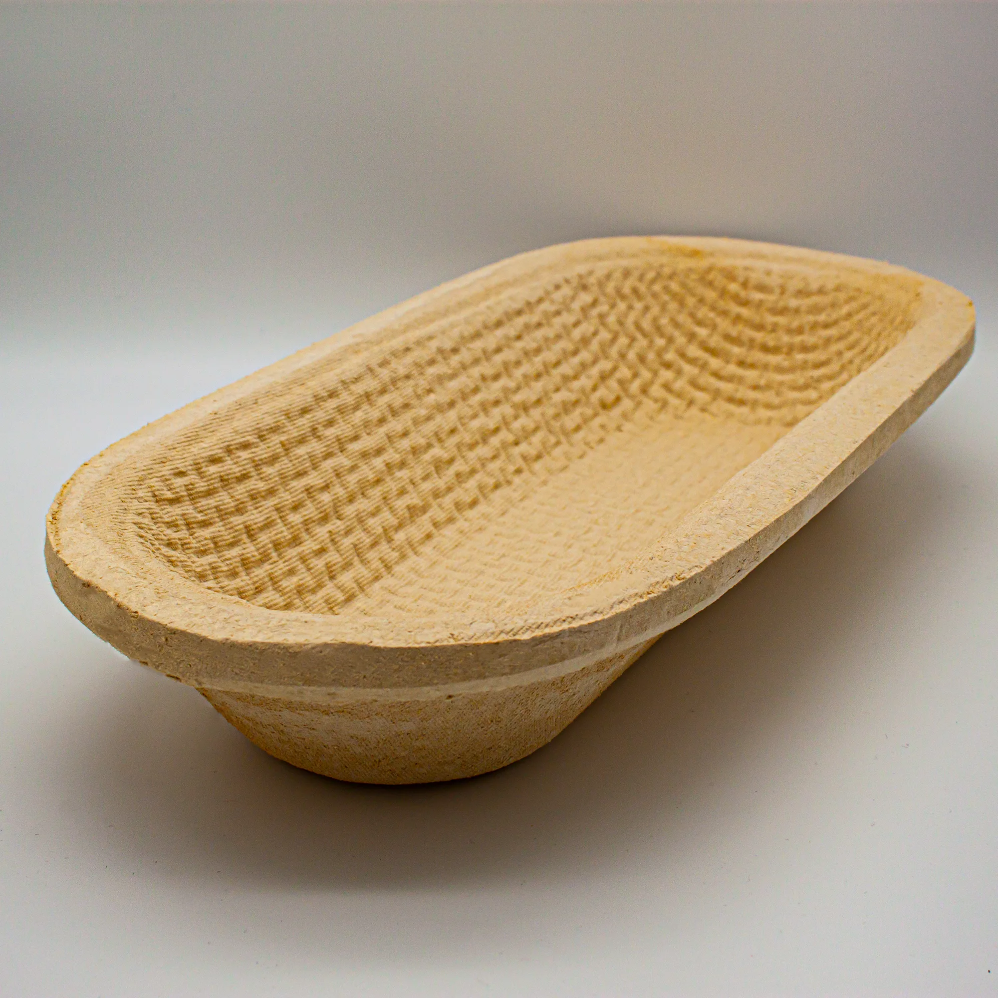 Produktbild Gärkörbchen aus Holzschliff lang ( Größe: lang 35 x 14 cm)
