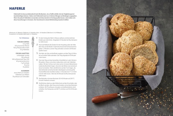 Produktbild Rezept Haferle aus ``Der Brotdoc: Gesundes Brot aus meinem Ofen``