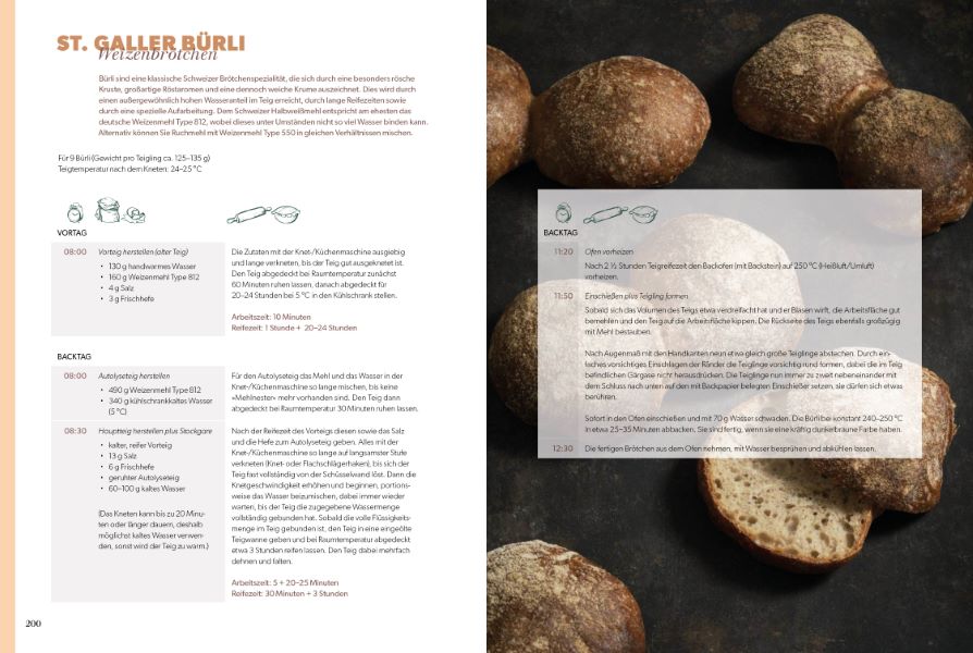 Produktbild Rezept St. Galler Bürli aus ``Der Brotdoc: Heimatbrote``