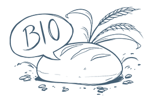 Zeichnung Bio-Brot