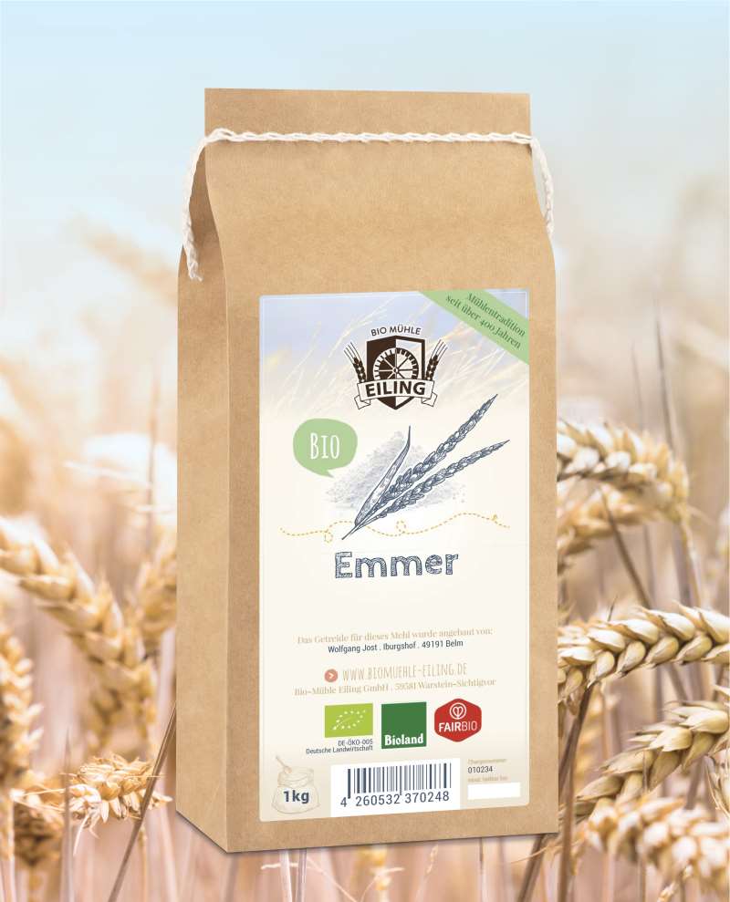 Bio Emmer (ganzes Korn)