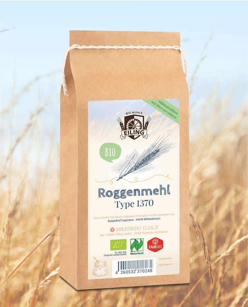Bio Roggenmehl 1370